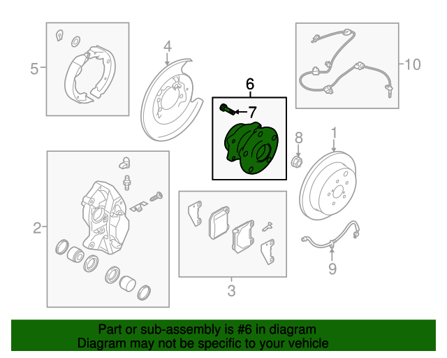 28473VA012 Hub Unit Complete R Bam Wholesale Parts