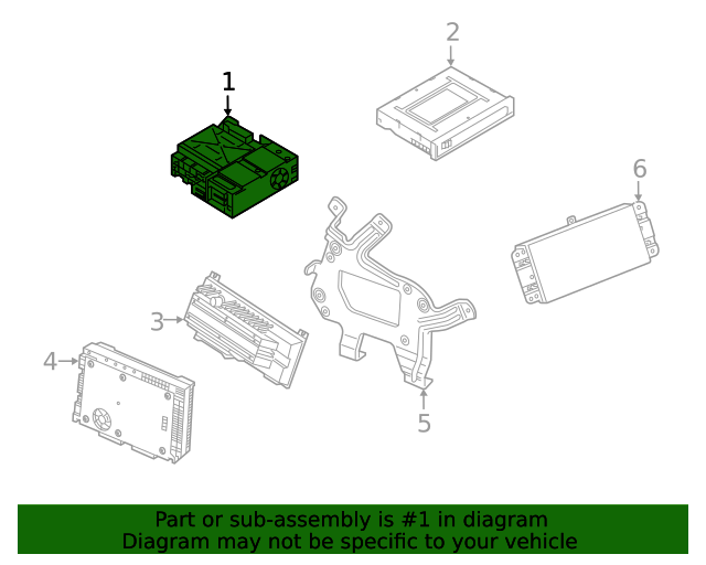 20192022 Audi Control Module 4K0035202A Audi USA Parts