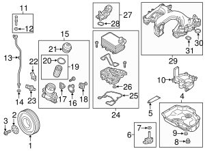 2013-2016 Porsche Cayenne Vibration Damper Shim WHT-003-351 | Porsche Marin