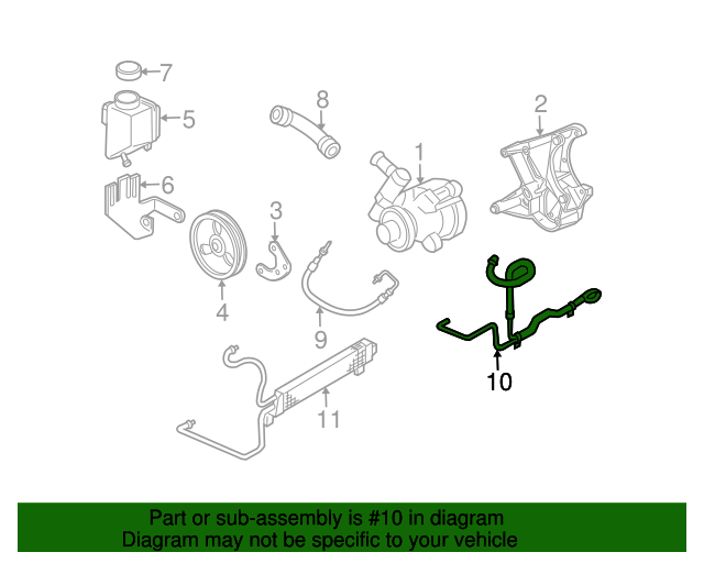 25962983 GM Power Steering Fluid Cooler GM Parts Store