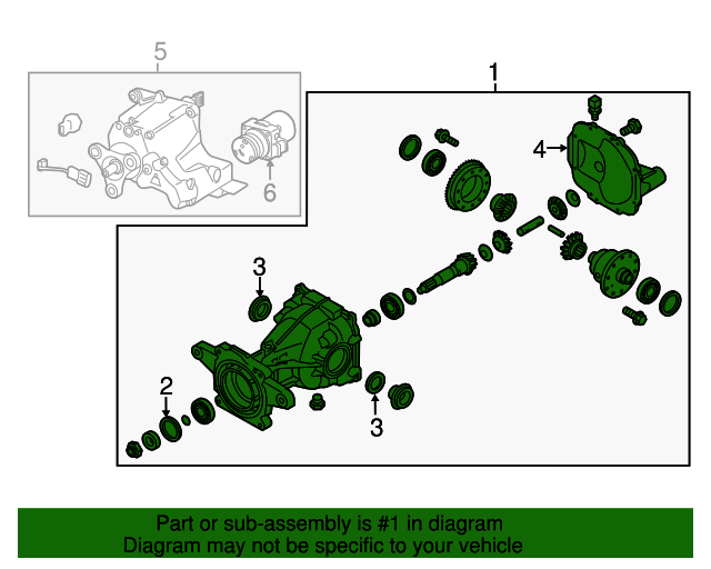 530003B510 Differential Assembly 20162018 Kia Sorento Kia.Parts Store