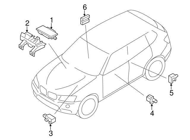 2011-2018 BMW Position Sensor 65779226797 | OEM Parts Online 