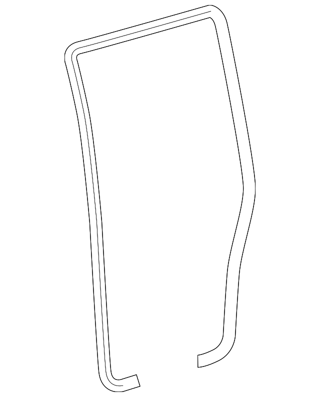 6233352030C0 Rear WeatherStrip 20042006 Scion xB Boch Toyota