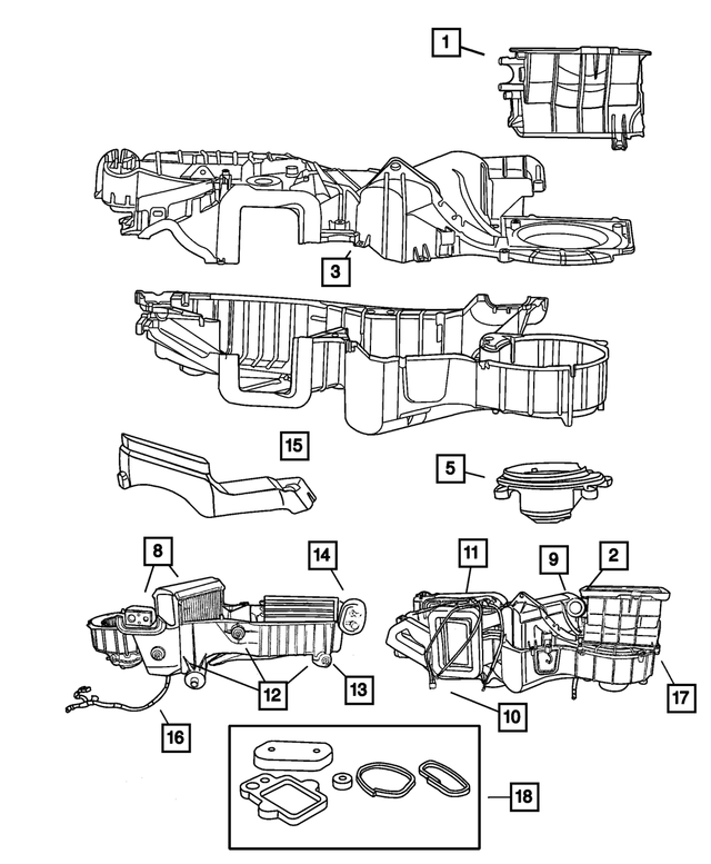 20012005 Mopar Egr Vacuum Actuator 4885338AA My Mopar Parts