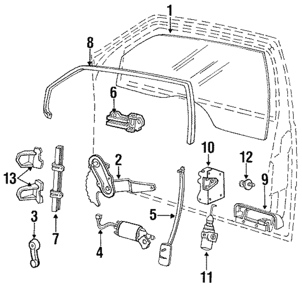 Handle, Outside - Ford (E93Z-6622404-A)