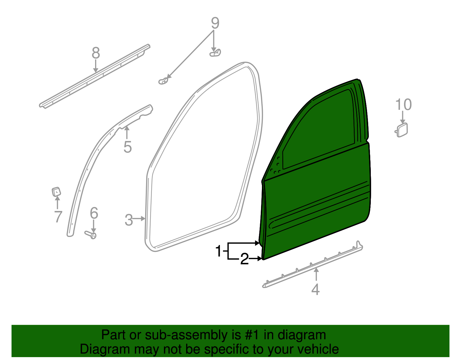 Door Shell - Buick (25768763)