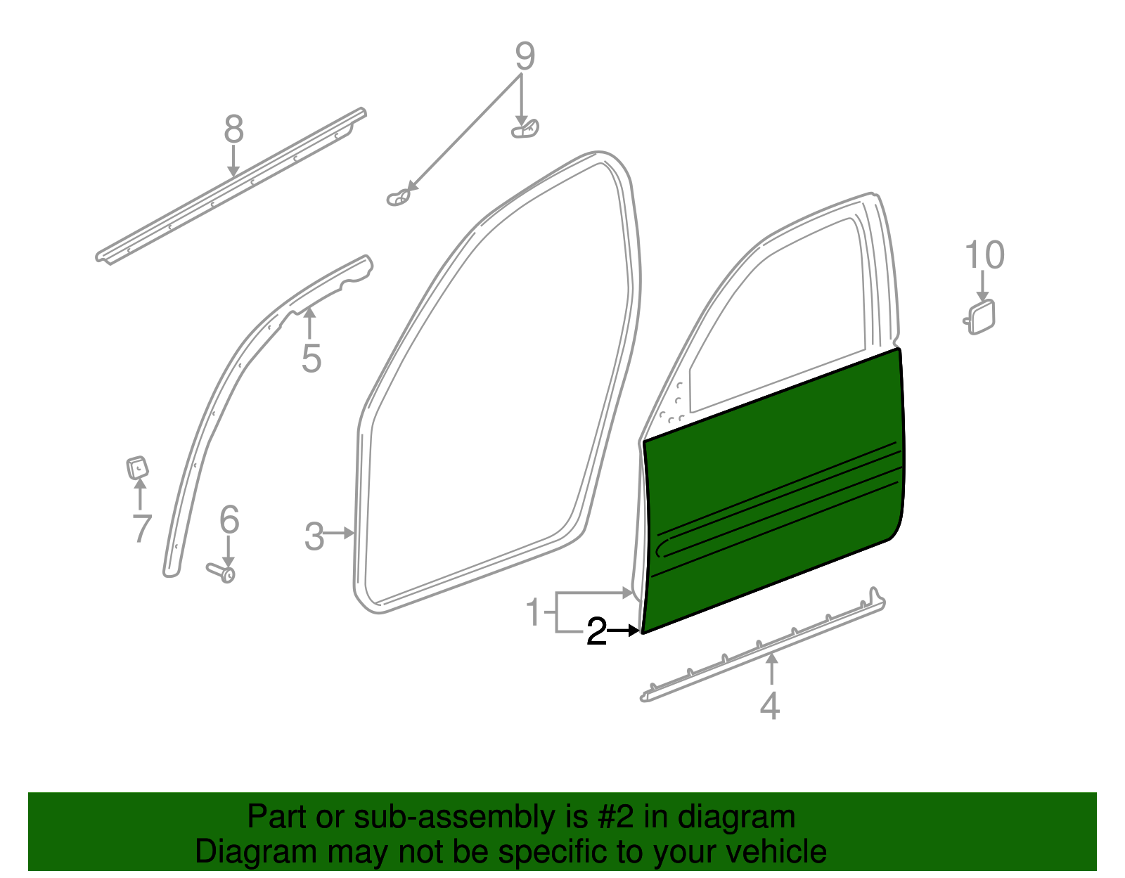 Outer Panel - Buick (25739129)