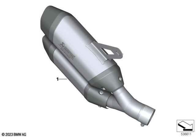 77115A62D08 - Set Double Silencer Black 2022-2025 BMW-Motorrad | BMW ...