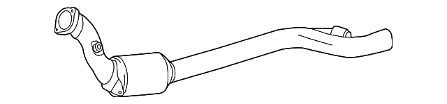 Genuine Mercedes-Benz Exhaust Gas Line 221-490-98-20-80