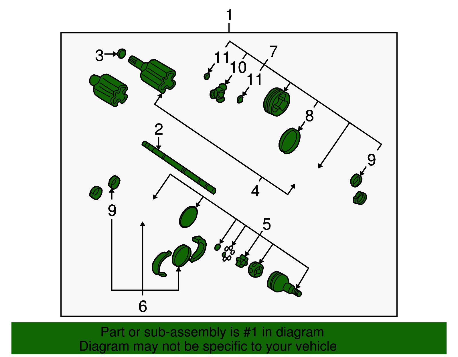 Axle Assembly - GM (93720063)