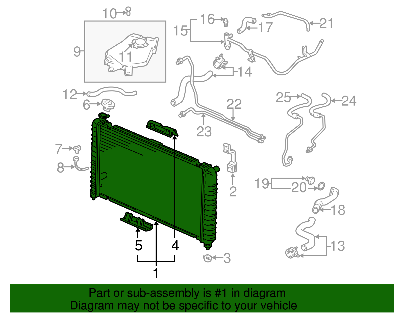 Radiator Assembly - GM (89018556)
