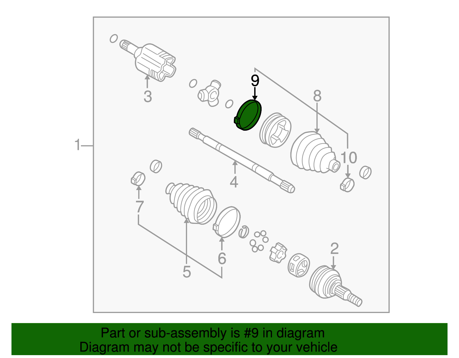 Inner Boot Clamp - GM (89060342)