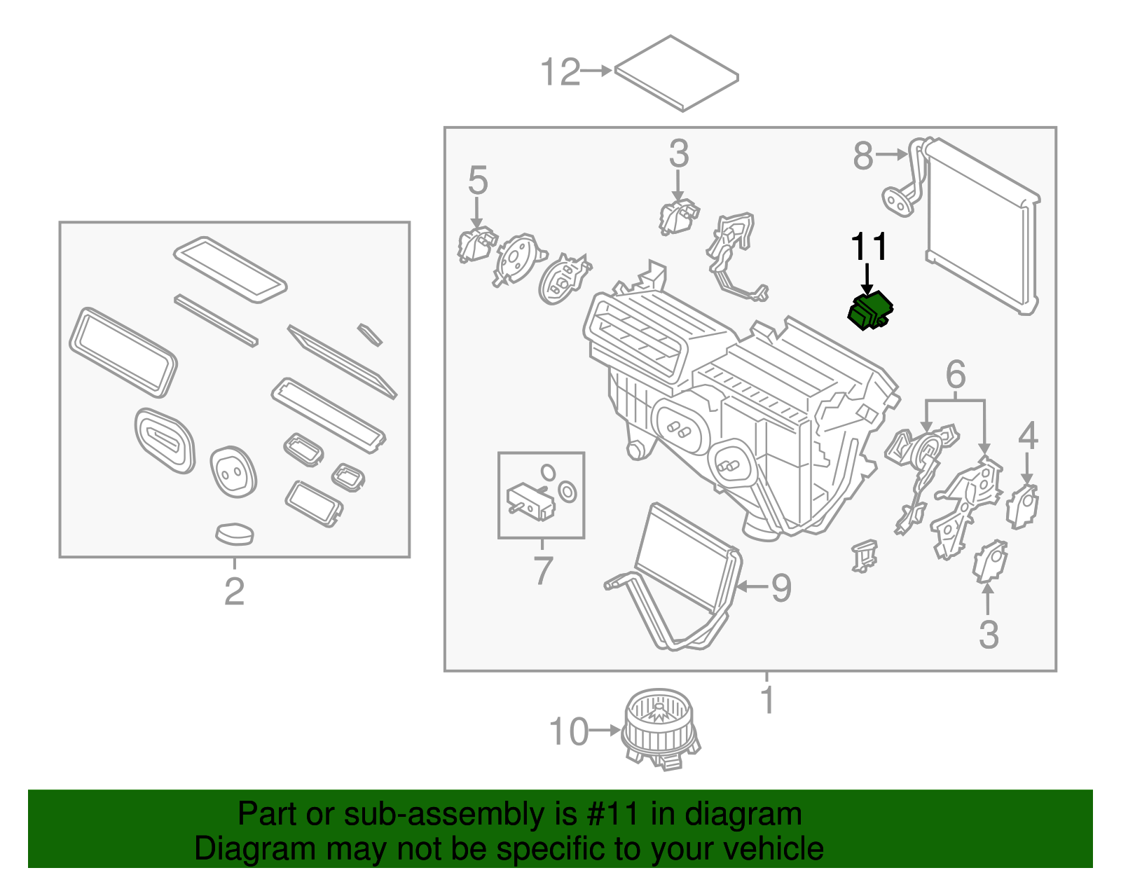 Motorcraft™ HVAC Blower Motor Control Module - Ford (YH-2008)