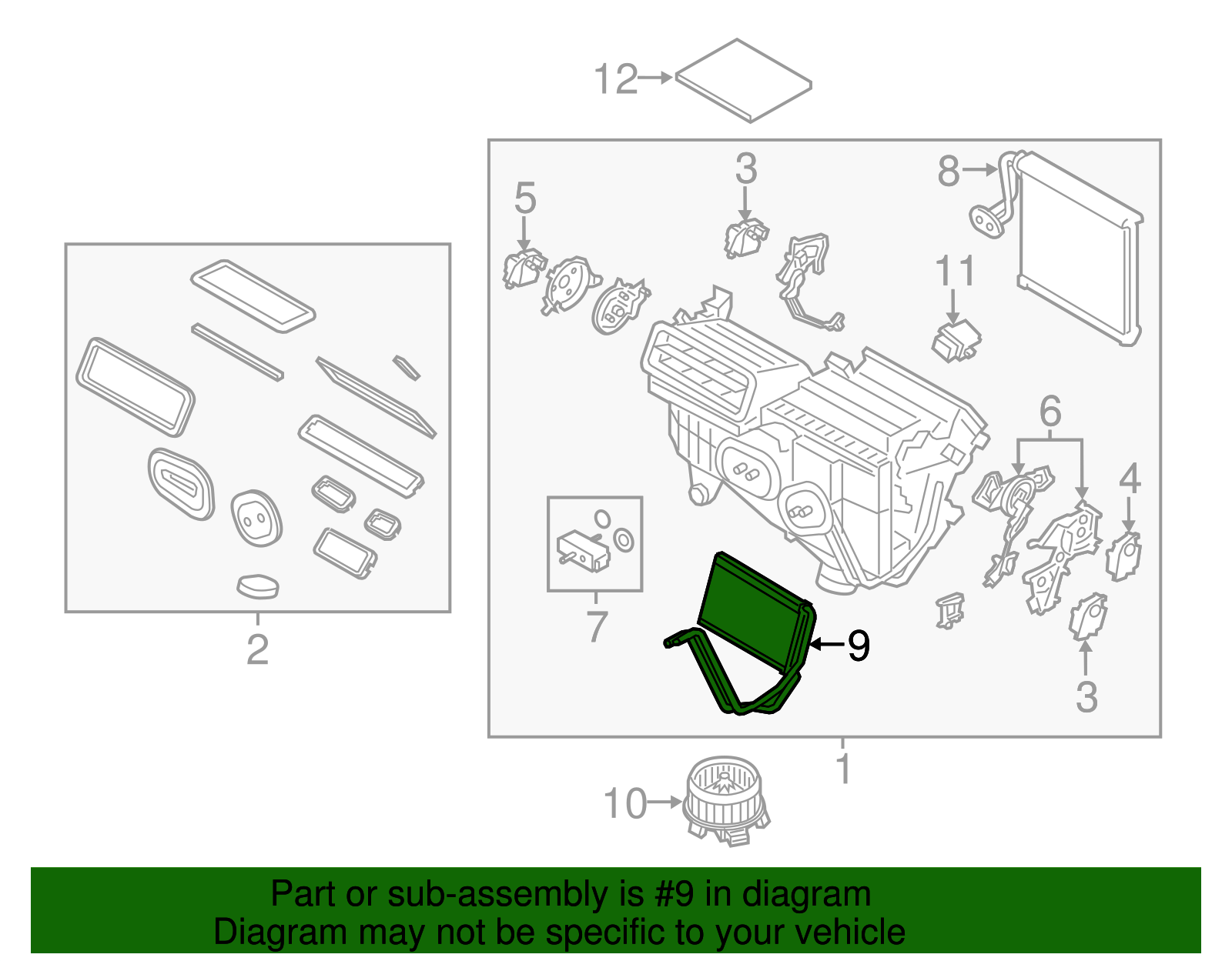 Motorcraft™ Heater Core - Ford (HC-60)
