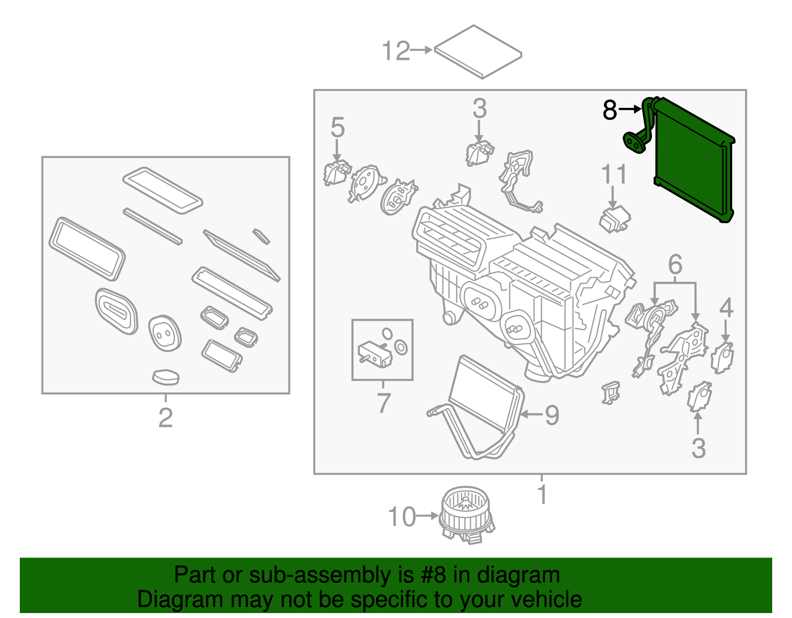 Evaporator Core - Ford (GG9Z-19850-A)