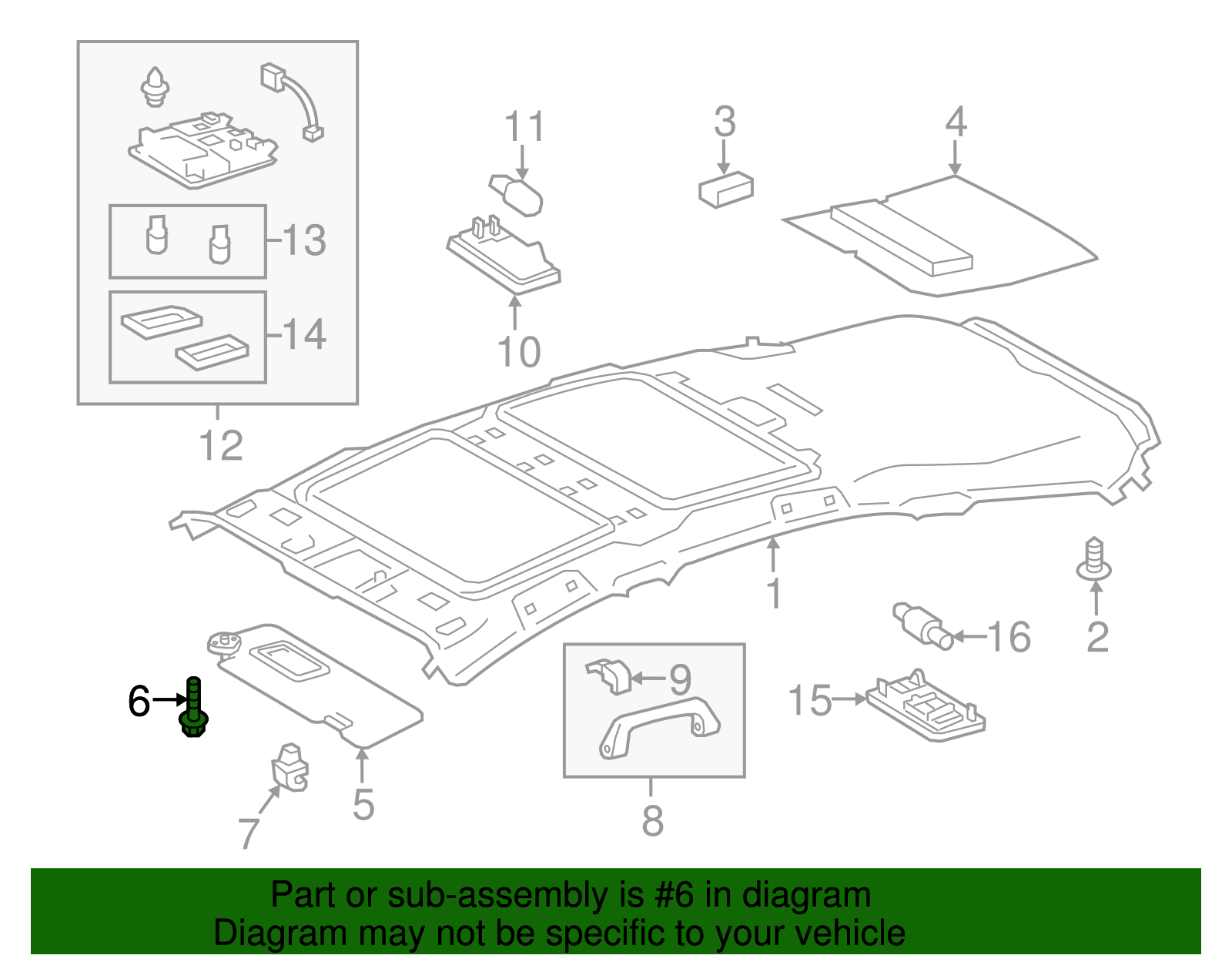 Sun-Visor Screw - Scion (90152-50027)