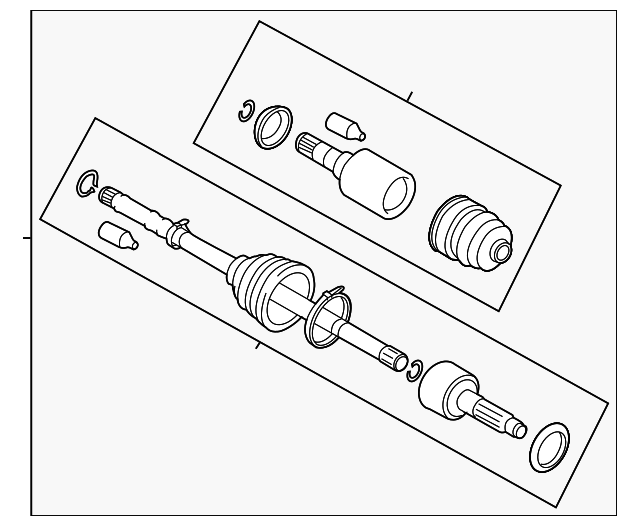 20082011 Subaru Impreza Drive Shaft Front Axle [new] 28321FG003