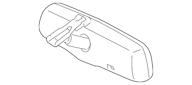 Genuine Toyota 87810-0T030 Rear View Mirror Assembly