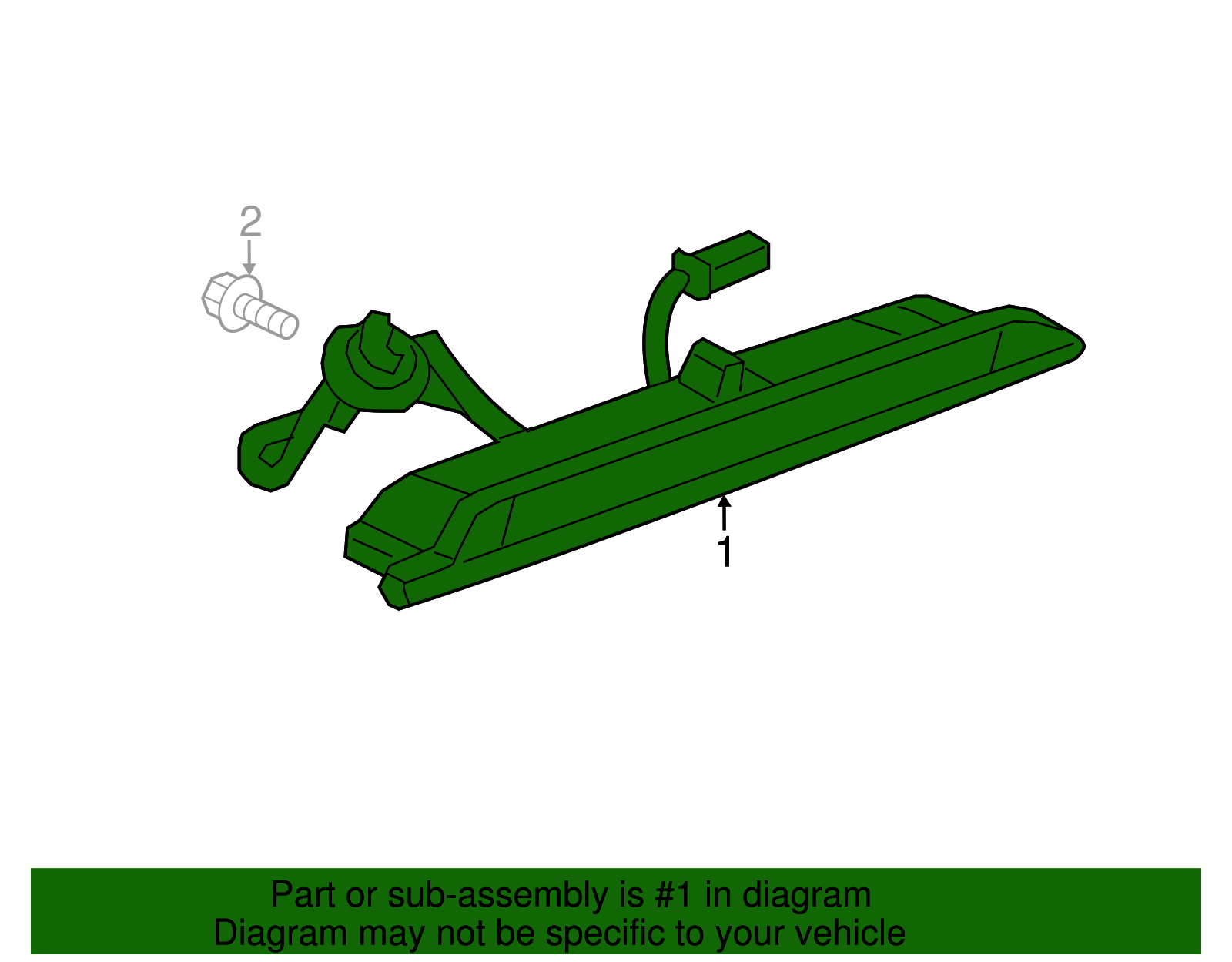 High Mount Stop Lamp - GM (95151129)