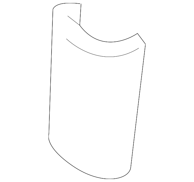 Front Seat Belt Anchor Plate Tensioner Cover - GM (84324905)