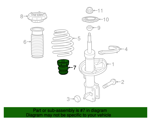 20162020 Chevrolet Spark Strut Bumper 95167237