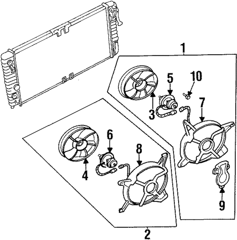 Fan Assembly, Eng Cool - GM (12463005)