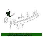 Genuine GM Lamp Bracket 84162909