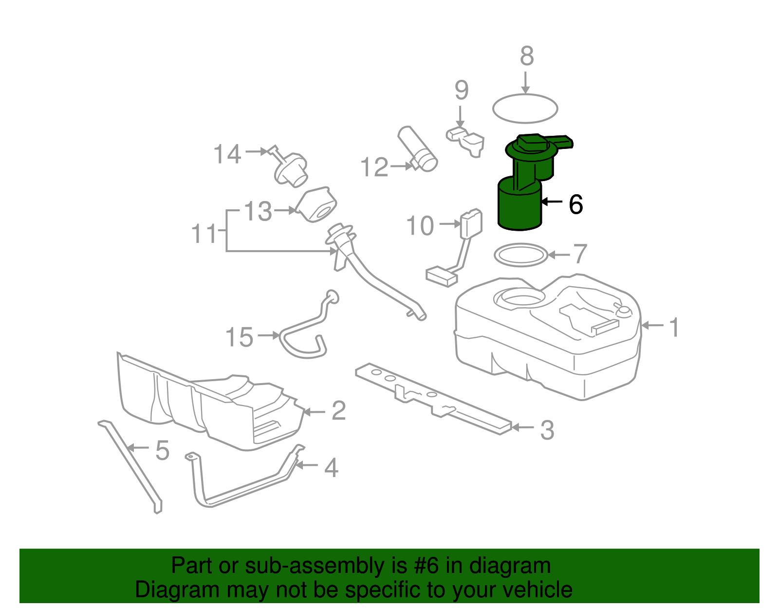 Fuel Pump Module without Fuel Level Sensor - GM (19257688)