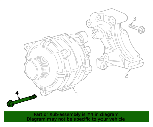 2016-2025 GM Multi-Purpose Bolt 11611102 GM | GMPartsDirect.com