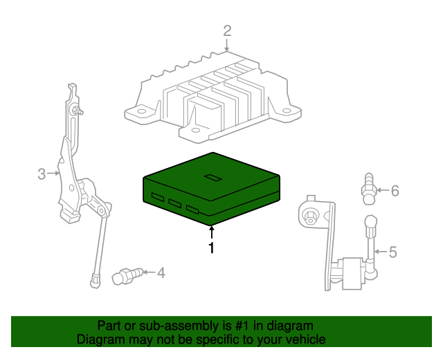 84553177 GM Active Suspension Control Module GM Parts Store