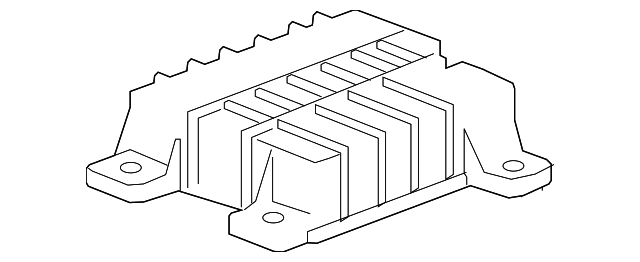 Electronic Suspension Control Module Bracket - Cadillac (84127470)