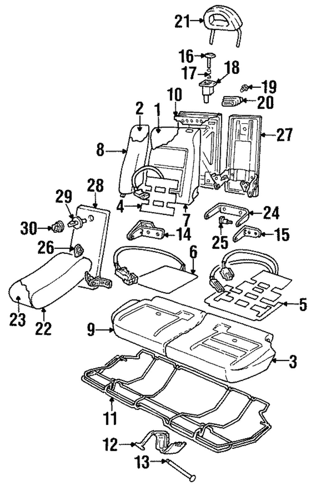 Cover, R/Seat Cushion                       *Beige - GM (90593434)