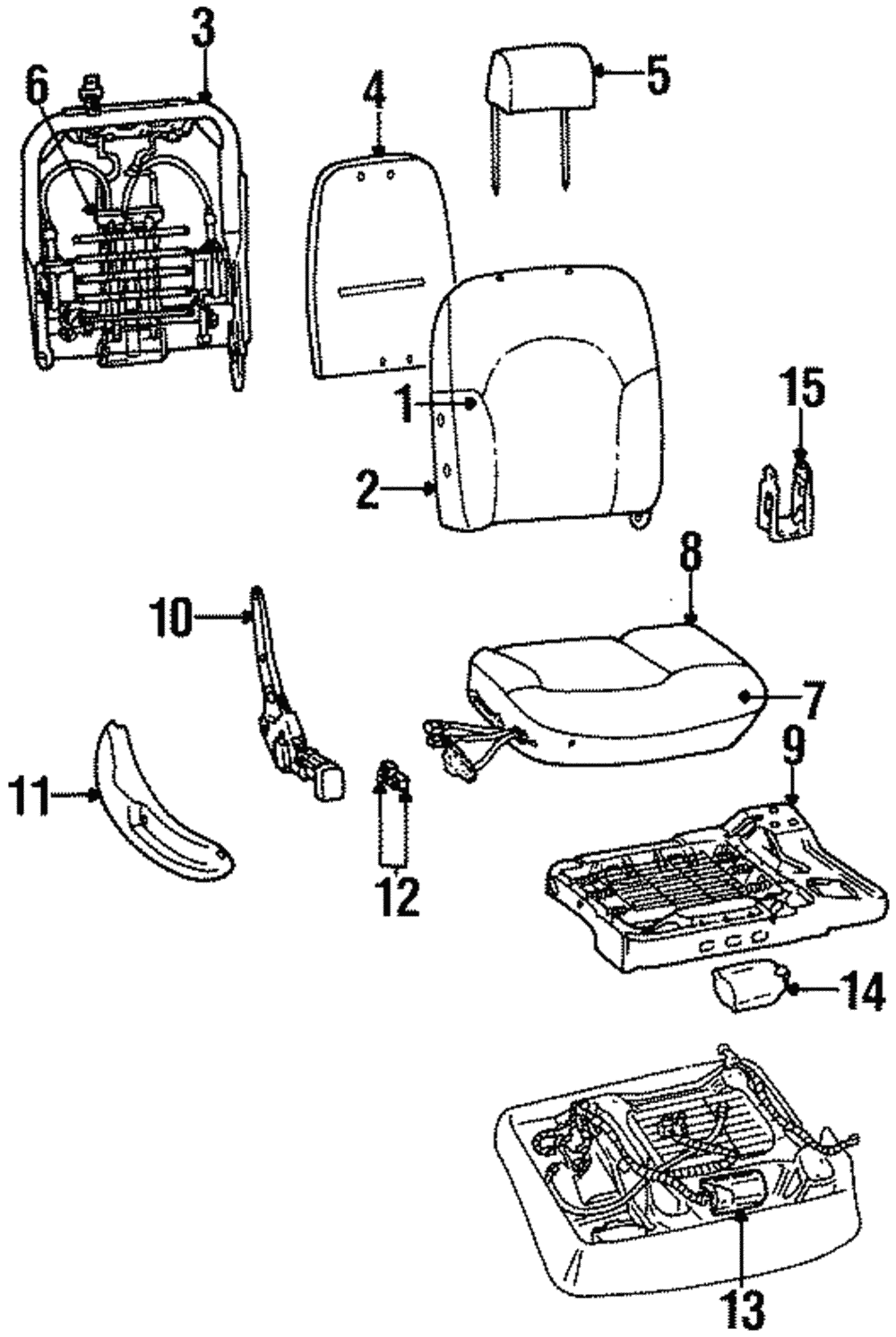 Seat Cover - Ford (YF3Z-5462900-AAD)