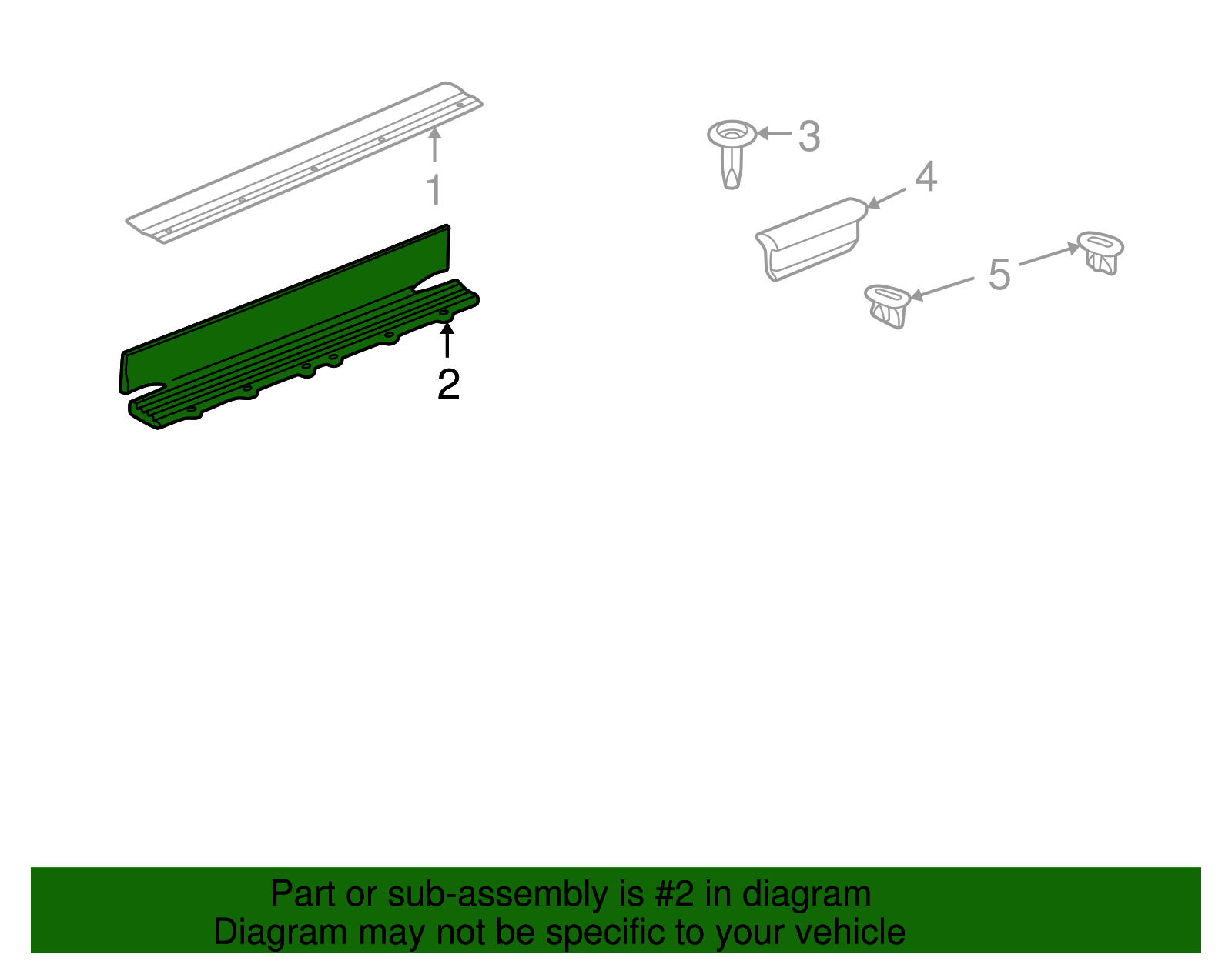 Panel Assembly-Load Floor Front Tr - GM (94666513)