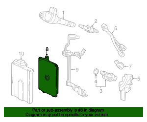 37820-5MJ-A11 - Control Module, Powertrain (Rewritable) 2018 Honda ...
