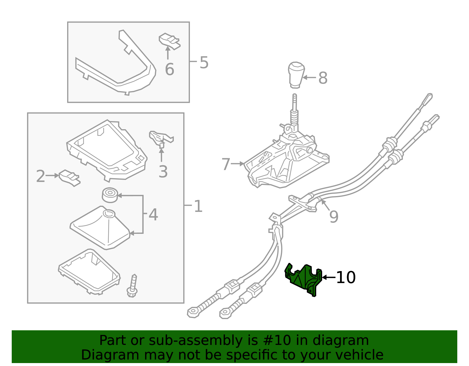 Control Cable Bracket - Scion (335A0-WB001)