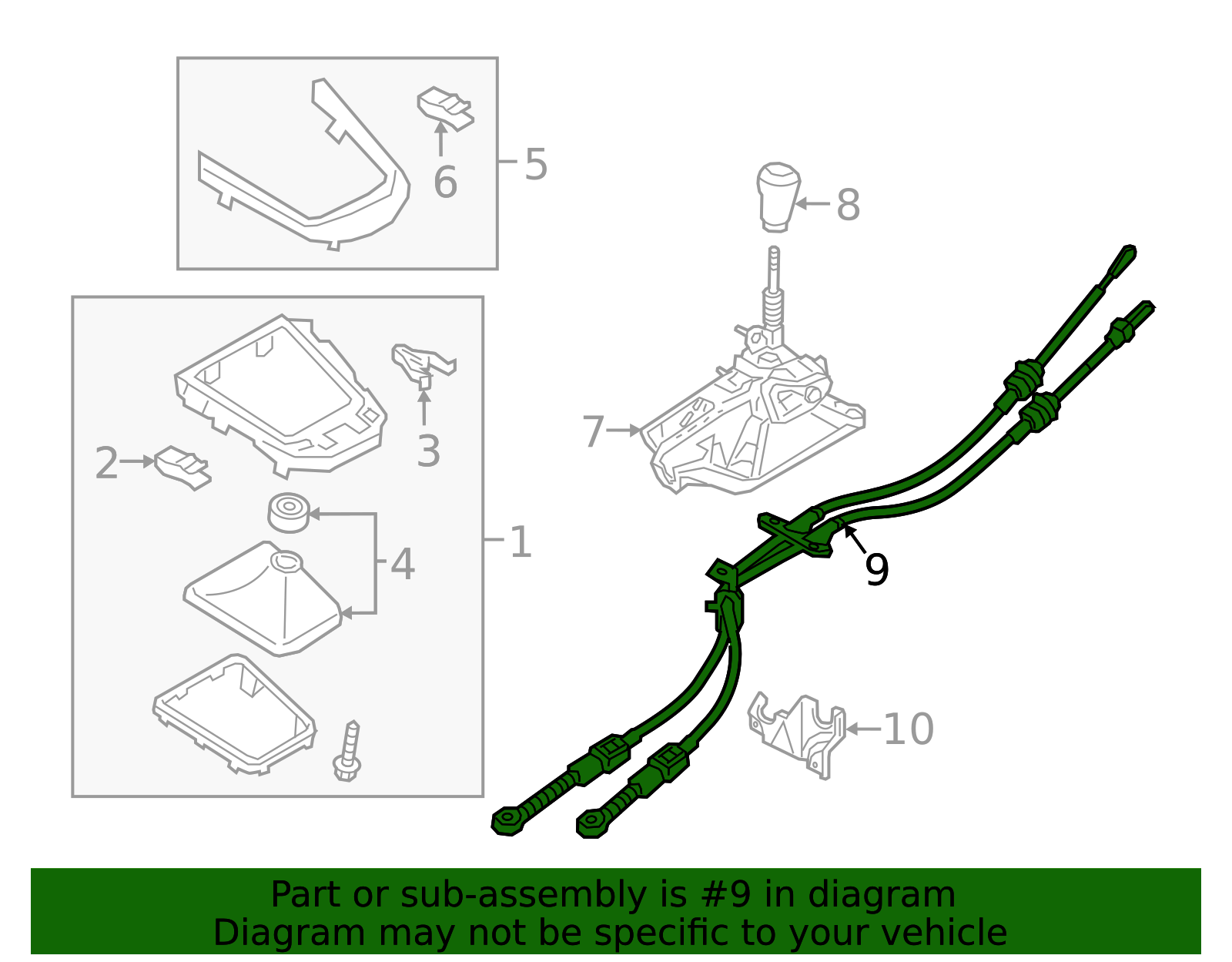 Control Cable - Scion (33820-WB002)