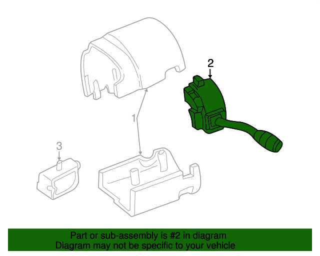 5L8Z13K359AB MultiFunction Switch 20052007 Ford Ford OEM Parts