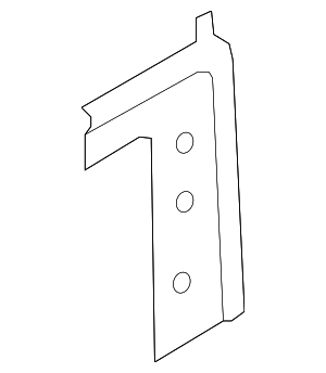 2017-2019 Ford Rear Bracket - Driver's Side (LH) HC3Z-16B292-F ...