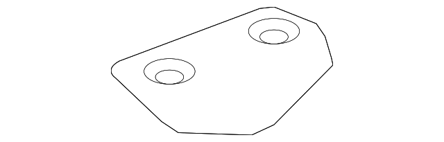 Jet Black Front Seat Back Upper Cover - Cadillac (84107670)