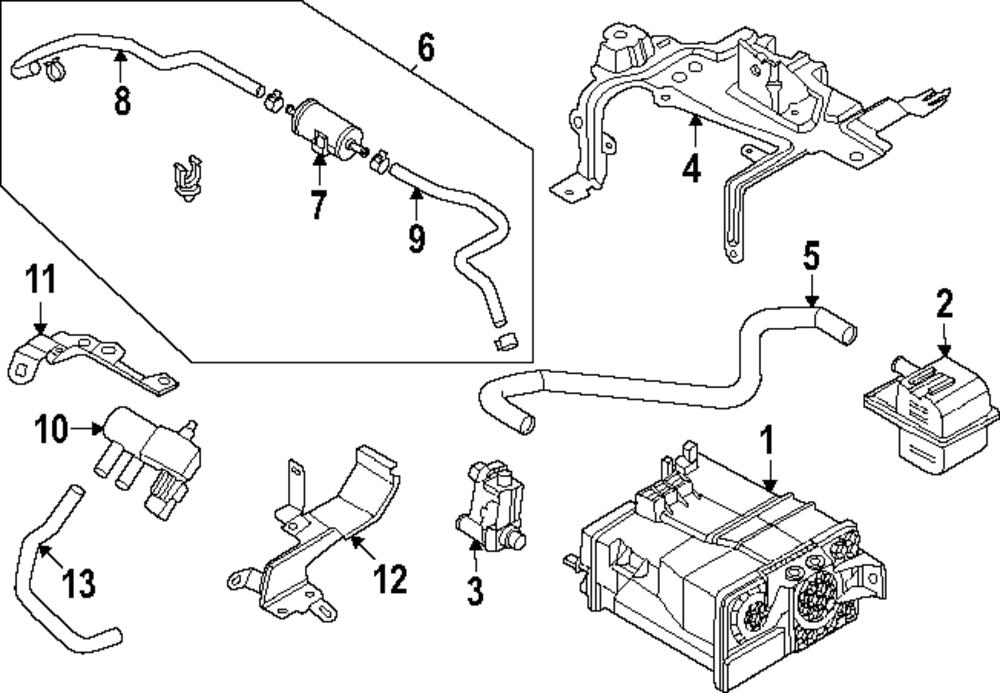2025 Nissan Kicks Evaporator Assembly 14912-7LA0B | My Nissan Part