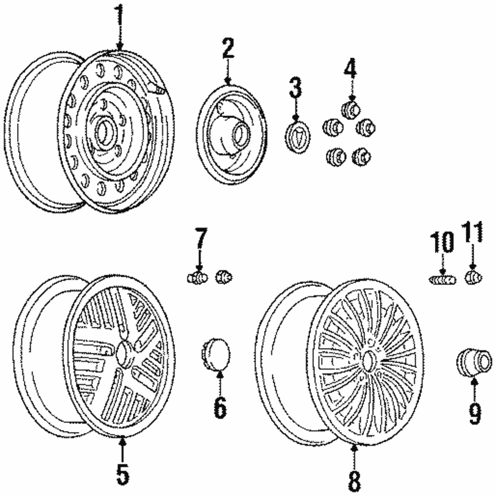 Wheel Nut - GM (9591701)