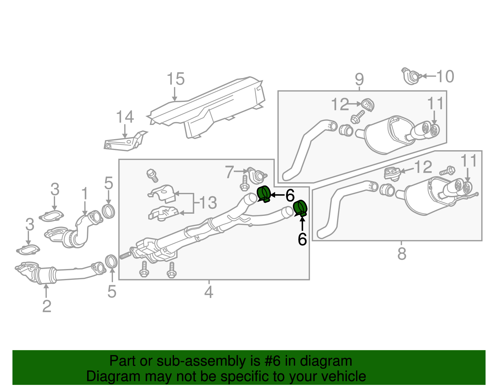 Exhaust Clamp - GM (15103184)