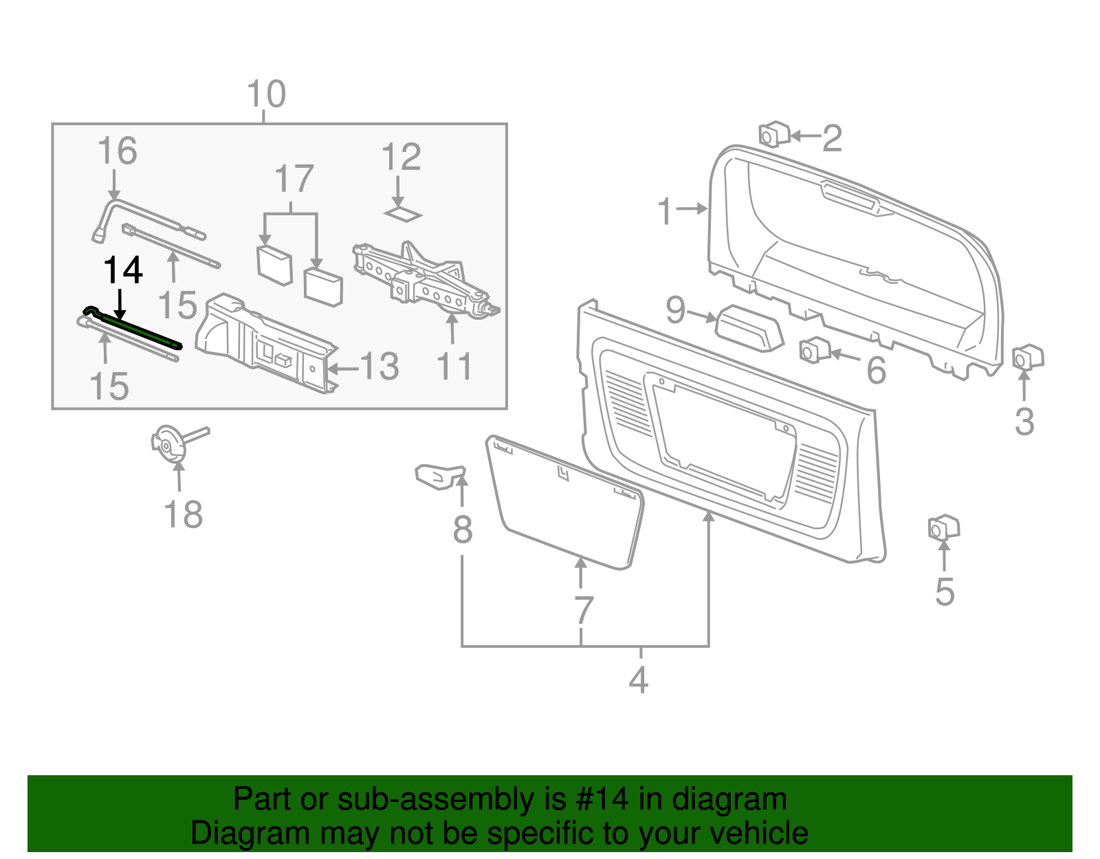Handle, Jk - GM (15171182)