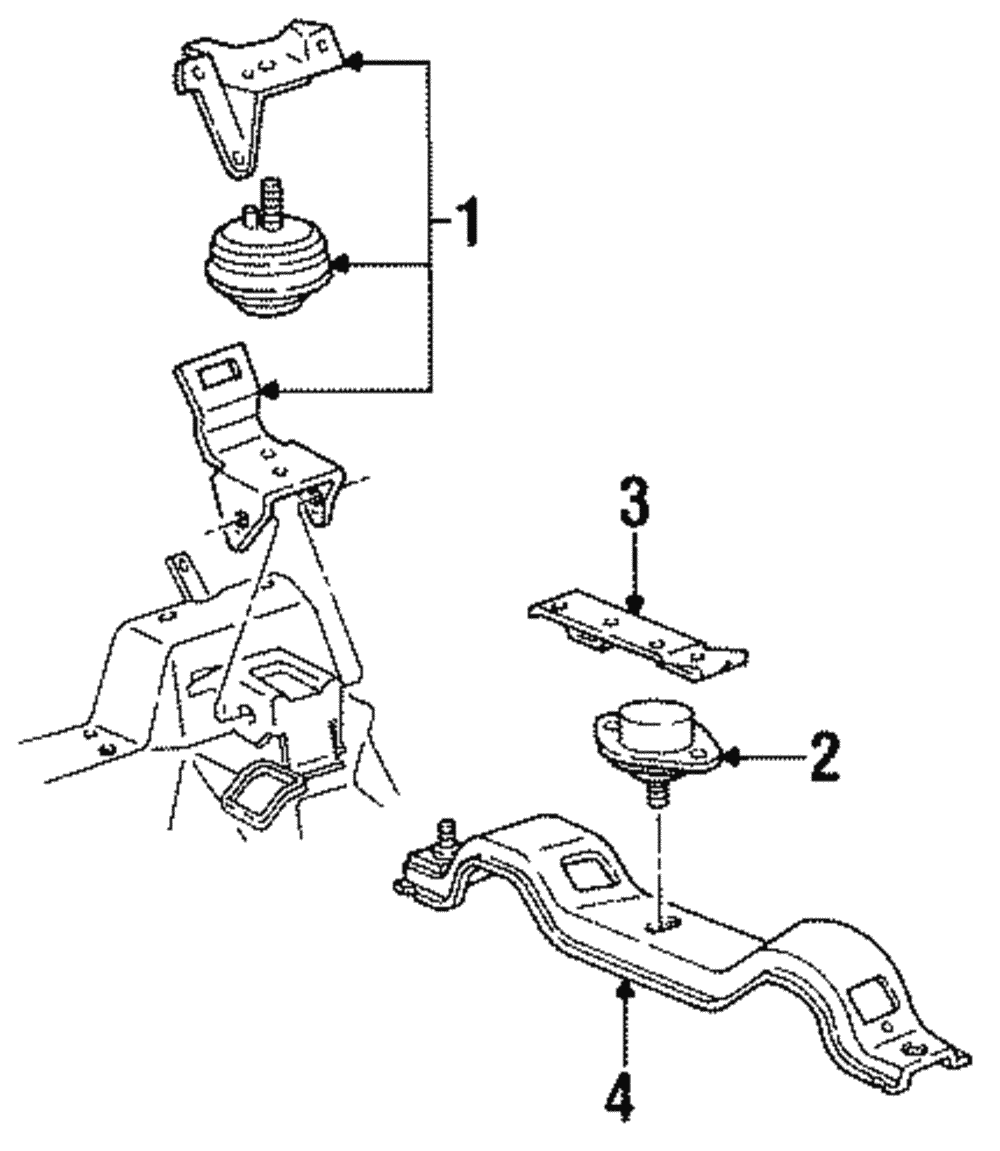 Motor Mount - Ford (E9SZ-6038-D)
