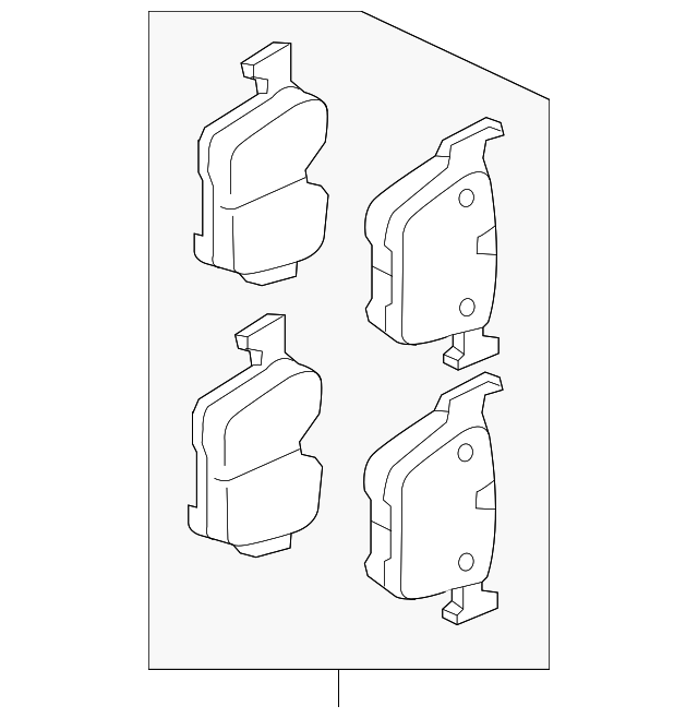 20192020 Jaguar FPace Brake Pads Rear T4A33131 OEM Parts Online