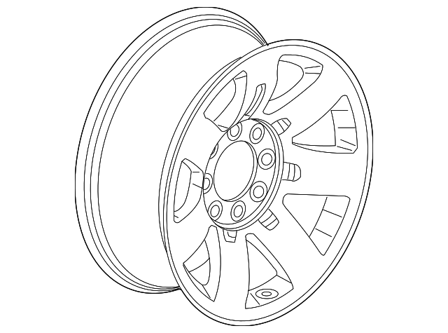Wheel-20X8.5 Alum Chrome - GM (09595940)