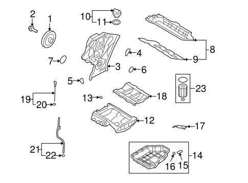 Engine Parts OEM Parts for 2007 Kia Amanti | Kia Parts Accessories