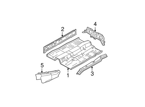 Floor & Rails for 2006 Ford Focus #0