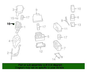 2017-2020 Infiniti Q60 Fusible Link 24370-7993B | Infiniti of Columbus ...
